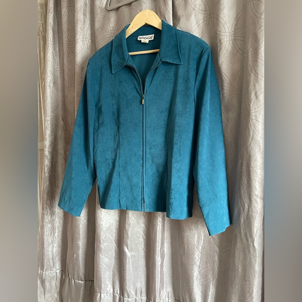 Blue Zip-Up Women's Jacket